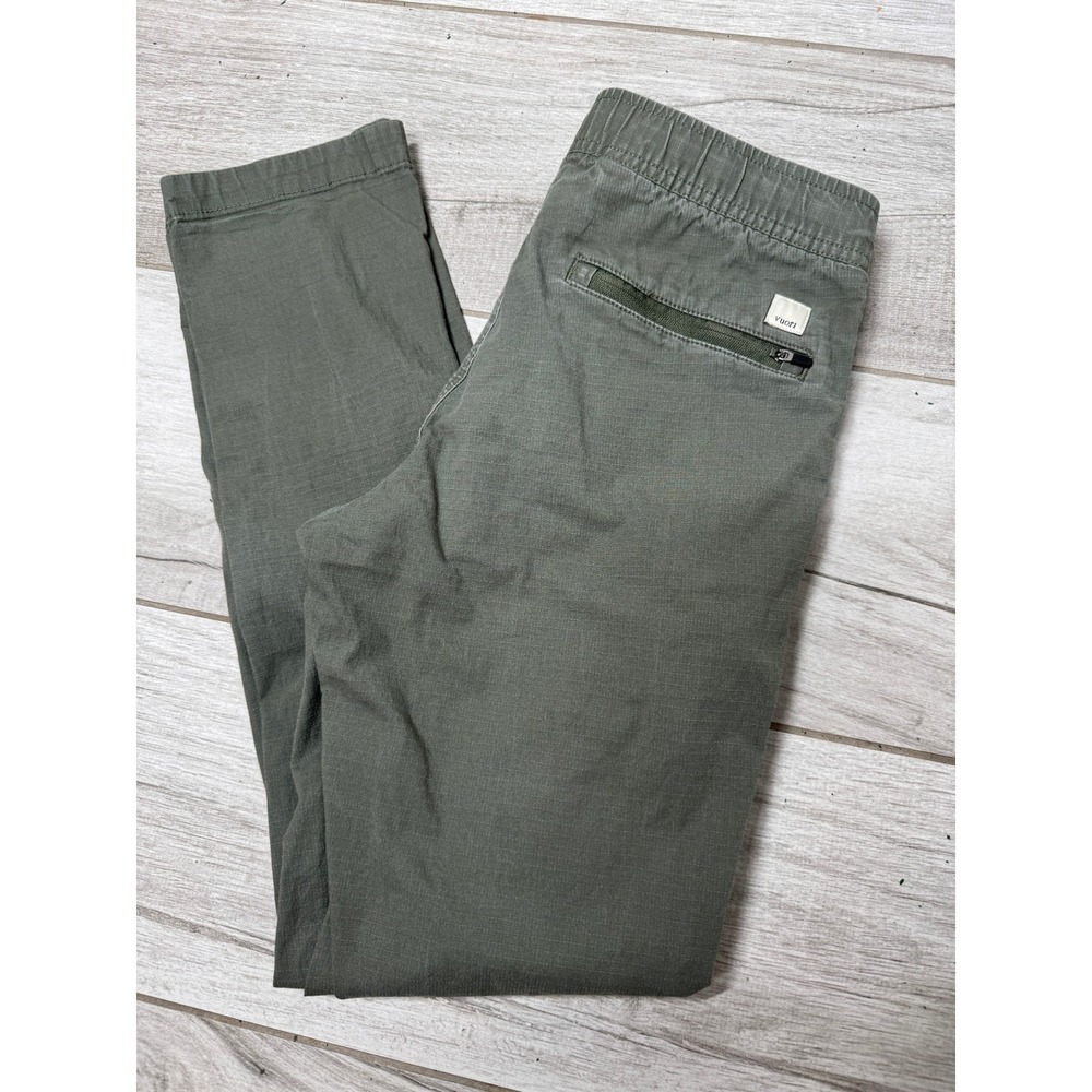 Vuori Women's Jogger Pants XS Olive Green Drawstring Waist Casual Trousers